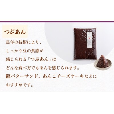 岩下製餡所 あんこペースト 1kg 2袋(計2kg) つぶ  餡子  つぶ餡 あんこ