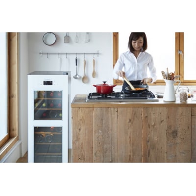 ワインセラー ZERO Advance　SA38-W(ホワイト)