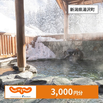 【じゃらんふるさと納税クーポン】 新潟県湯沢町でつかえる3,000円 クーポン