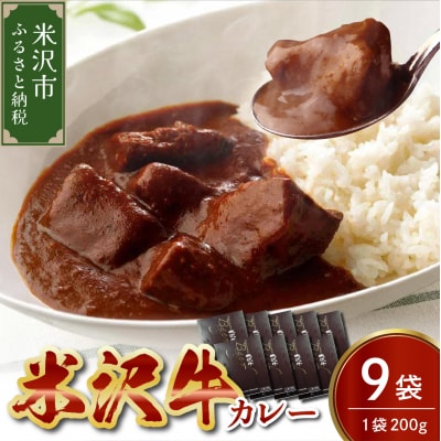 米沢牛 カレー 200g × 9袋 