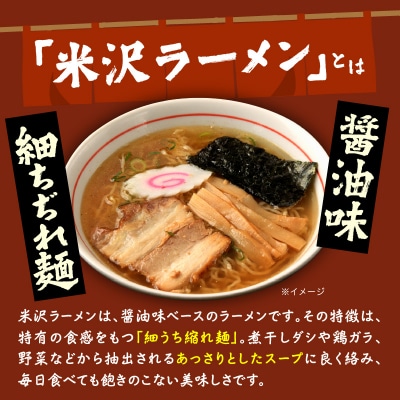 米沢ラーメン 具材付き 8食 セット あっさり 醤油味 細打ち 縮れ麺 鶏ガラ 煮干し スープ