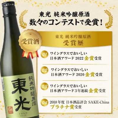 東光 米沢 地酒 セット 720ml × 各1本 東光 純米大吟醸 左唎き 東光 純米吟醸原酒