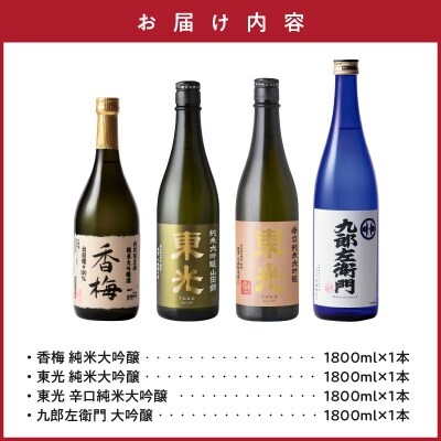 プレミアム地酒セット 720ml 4本 