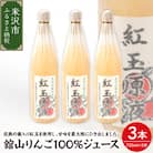 舘山りんご ( 紅玉 ) 100% りんごジュース 3本 セット ( 1本 720ml )