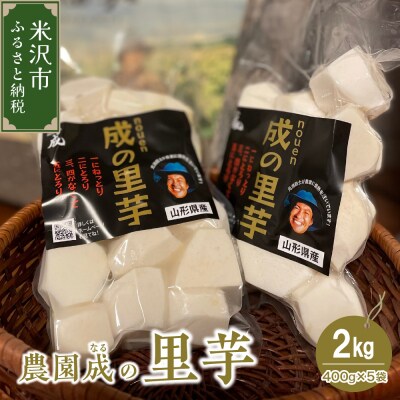 【令和8年産】里芋 2kg (400g×5袋) 2026年10月頃～ 発送予定