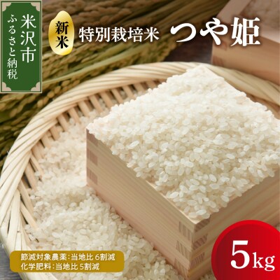 【令和7年産】つや姫 5kg 特別栽培米 【節減対象農薬:当地比 6割減・化学肥料:当地比 5割減】