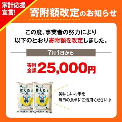 【 令和6年産 】 はえぬき 計 10kg ( 5kg × 2袋 ) 