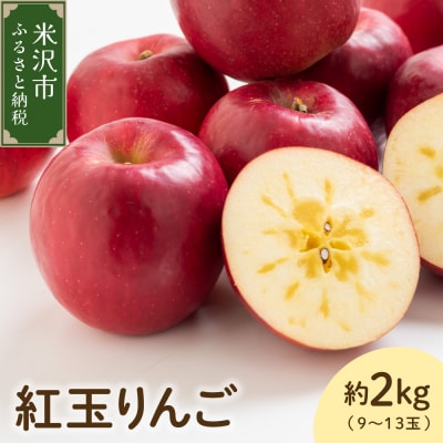 【先行受付】 令和8年産 紅玉 りんご 約2kg 9玉 ～ 13玉 舘山りんご