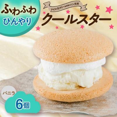 クールスター (ブッセケーキ) アイス クリーム ブッセ 6個入
