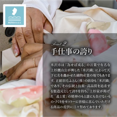 【訳ありmeguru羽毛掛けふとんダウン90%】掛け布団 ダブル リサイクルダウン〔オフホワイト〕