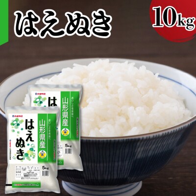 令和7年産 山形県産 はえぬき 10kg ( 5kg × 2袋 ) 精米