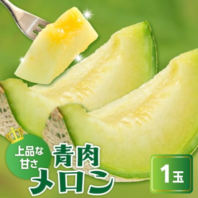 【先行受付】 令和8年産 青肉メロン ( クレセント ) 1玉 2kg以上