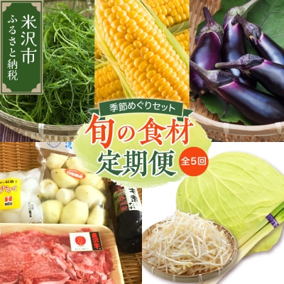 【先行受付】 令和8年産 野菜の定期便 季節めぐりセット 全5回 配送