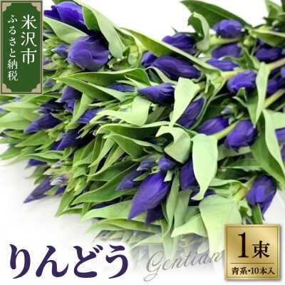 【先行受付】 りんどう 青系 1束 10本入り 花 生花 切花