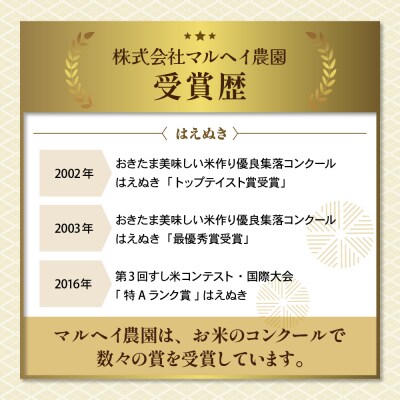 【先行予約】令和8年産 米沢米 棚田米 はえぬき 10kg ( 5kg×2袋 )