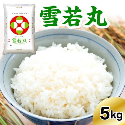 《先行予約》 ※2026年12月発送分※ 【令和8年産】 雪若丸  5kg 〔精米〕