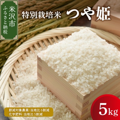 【先行予約】令和8年産 つや姫 5kg 特別栽培米 ブランド米 産地直送 2026年産