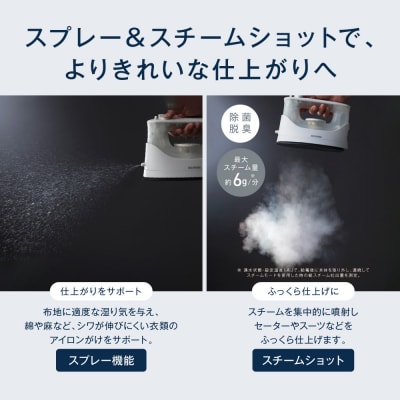 ☆リニューアル☆アイロン コードレス ケース付 IRN-CL20C-W ホワイト