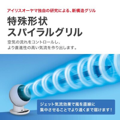 サーキュレーターアイ  18畳 上下左右首振り AI操作 ホワイト PCF-SCAI15T