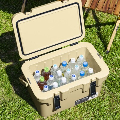 ☆リニューアル☆クーラーボックス 20L TC-20R ベージュ HUGEL アイリスオーヤマ 