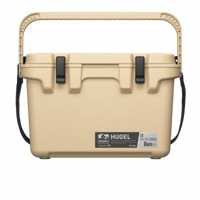 ☆リニューアル☆クーラーボックス 40L TC-40R ベージュ HUGEL アイリスオーヤマ 