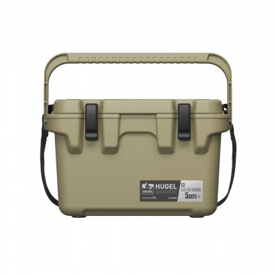 ☆リニューアル☆クーラーボックス 20L TC-20R カーキ HUGEL アイリスオーヤマ 