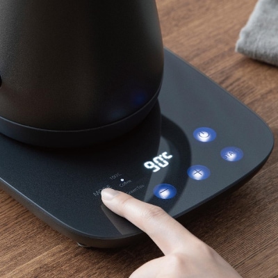 電気ケトル IKE-C601T-HA アッシュ  アイリスオーヤマ 電気ポット 細口ノズル 0.6L