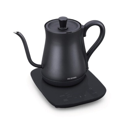 電気ケトル IKE-C601T-HA アッシュ  アイリスオーヤマ 電気ポット 細口ノズル 0.6L