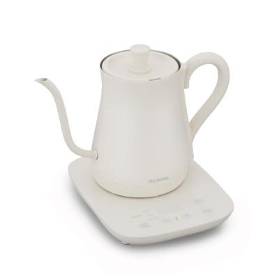 電気ケトル IKE-C601T-CW ホワイト アイリスオーヤマ ケトル ドリップケトル 0.6L