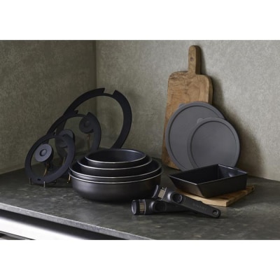 TERACOAT 深型12点セット フライパンセット IH ガス火 EHDC-S12S 12点セット