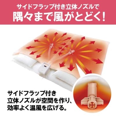 布団乾燥機 ハイパワーツインノズル FK-WH2-W ホワイト ふとん乾燥機 アイリスオーヤマ