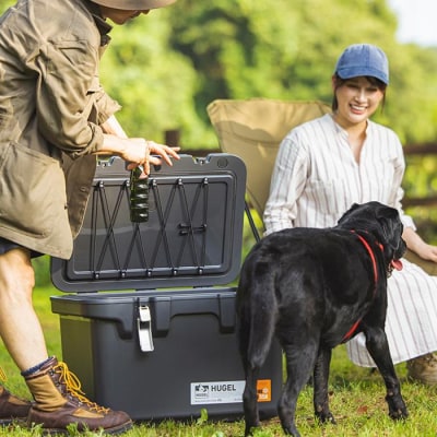 HUGEL　真空断熱クーラーボックス　40LVITC-40チャコールグレー