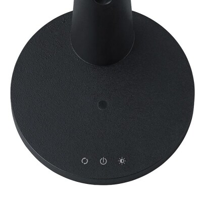 LEDデスクライトQi充電シリーズ平置きタイプ調光調色　LDL-QF02DL-B　ブラック