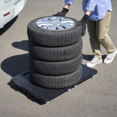 連結ミニ平台車　5台セットRMH-5ブラック