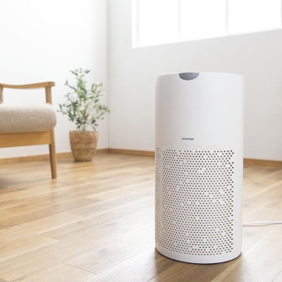 空気清浄機 30畳(円柱型)　　AAP-S60B-W　ホワイト　アイリスオーヤマ