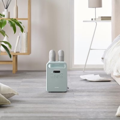 布団乾燥機 カラリエColors ツインノズル FK-RW2-G グリーン