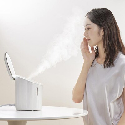 フェイススチーマー FST-101-W ホワイト MiCOLA (ミコラ)