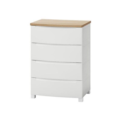 チェスト　ウッドトップノックダウンチェスト KDMG-564WT ホワイト