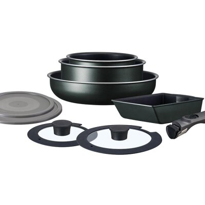 フライパン　セット　TERACOAT　9点セットEHDC-T9Sダークグリーン
