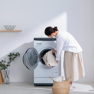 洗濯機　ドラム式洗濯乾燥機　8.0kg/5.0kg自動投入HDK852Z-Wホワイト