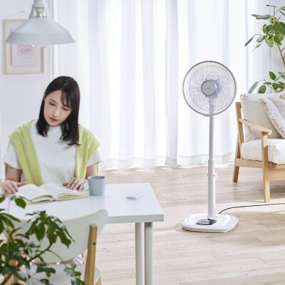 扇風機　リビング扇風機 DCモーター式 ハイタイプ　 LFD-307H　 ホワイト
