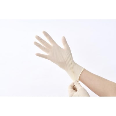 【100枚×2箱】天然ゴム手袋　Sサイズ　100枚　NR-100S