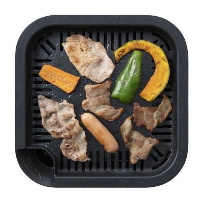カセットコンロ　減煙焼肉カセットコンロIGC-GY1-Hチャコール