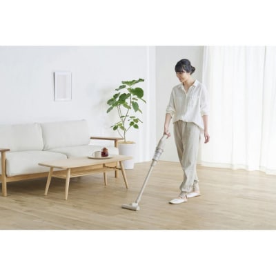 掃除機 充電式サイクロンスティッククリーナーSCD-220-HCグレージュ
