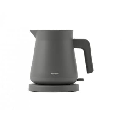 電気ケトル IBKT-800-H ウォームグレー アイリスオーヤマ 0.8L 転倒湯漏れ防止