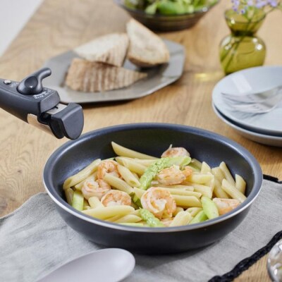 フライパンセット ダイヤモンドコートパン5点セット ガス火対応 NTF-SEG5 ブラックメタリック