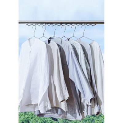 物干し 分割できるステンレス物干し竿4M(ハンガー掛付き) SU-400CH