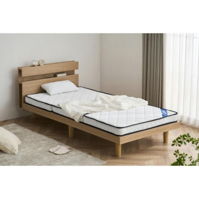 マットレス 三つ折りポケットコイルマットレス  10cm PMTS10H-3S ホワイト