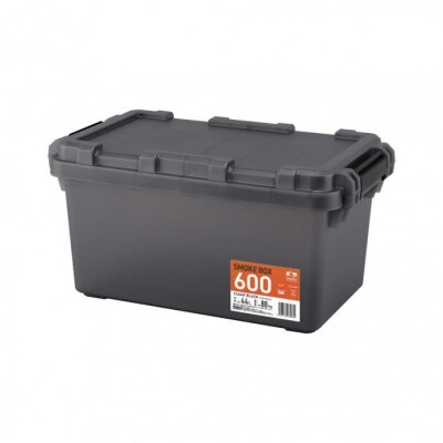 収納ボックス HUGEL SMOKE BOX SMB-600 クリアブラック