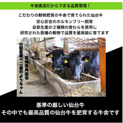 仙台牛モモ肉低温焼き300グラム